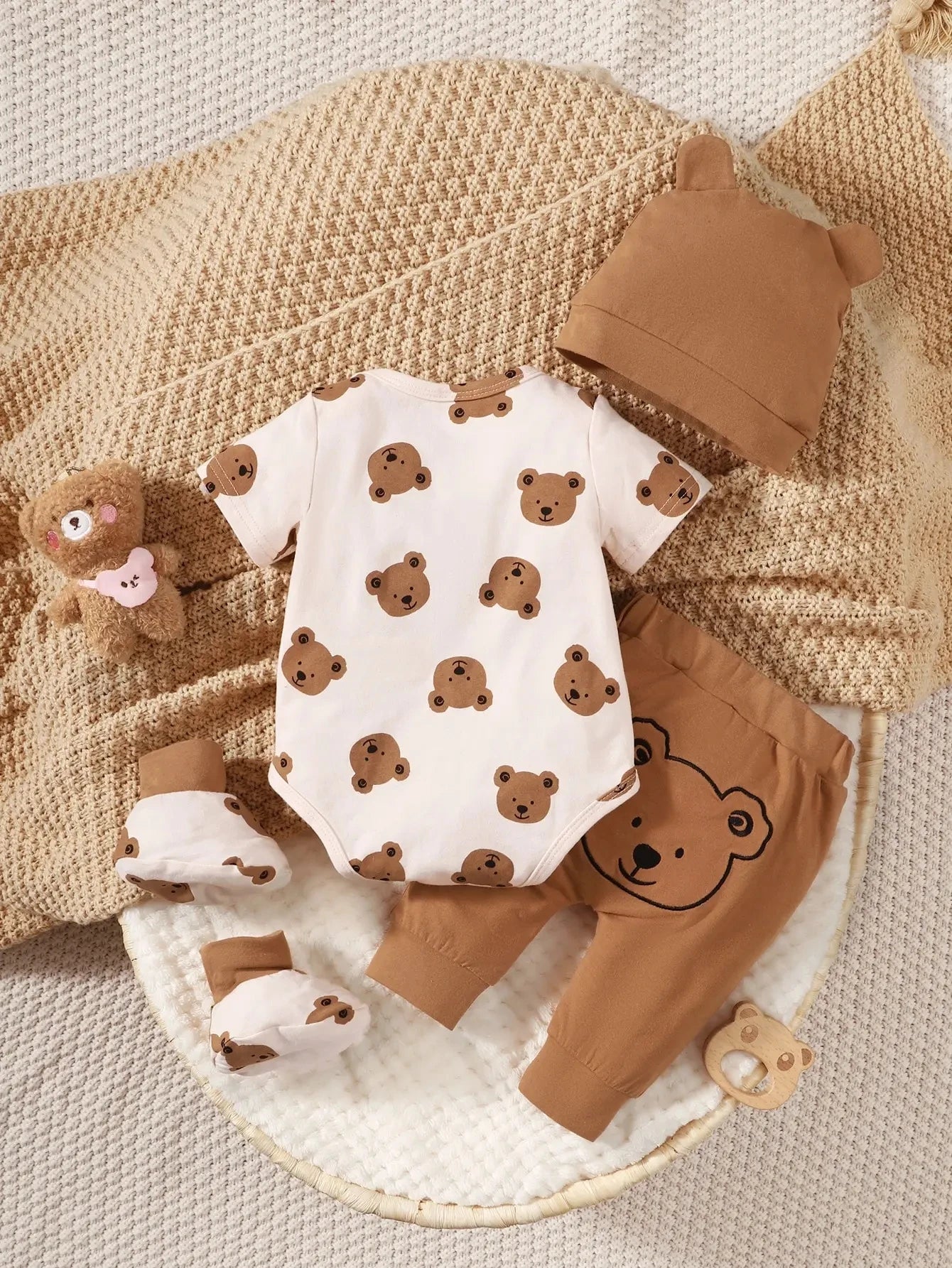 Stalnord™ Baby Set – Bear Collection i 4 delar