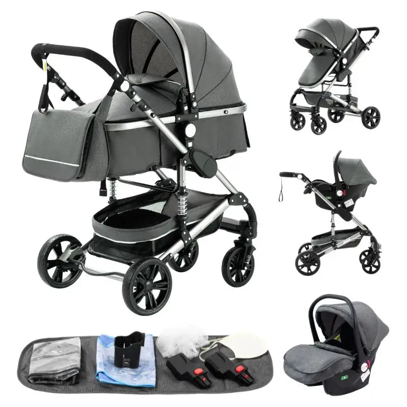Stålnord™ BabyLux & UrbanRide 3-i-1 Barnvagn