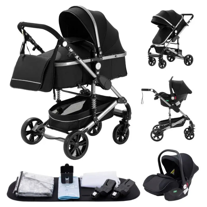 Stålnord™ BabyLux & UrbanRide 3-i-1 Barnvagn