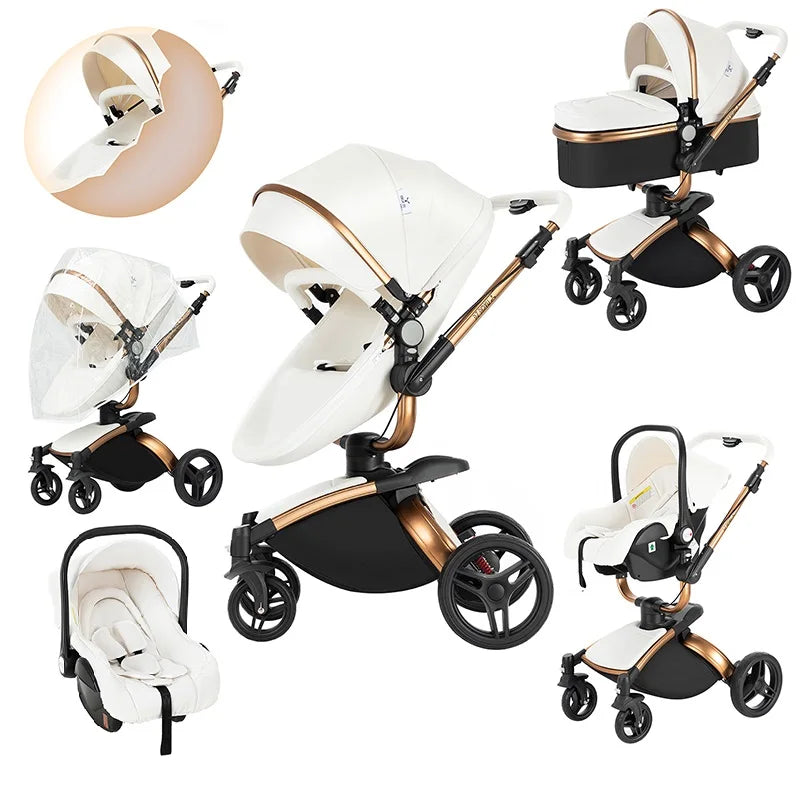 Stalnord™ Urban Pro 3-i-1 Barnvagn