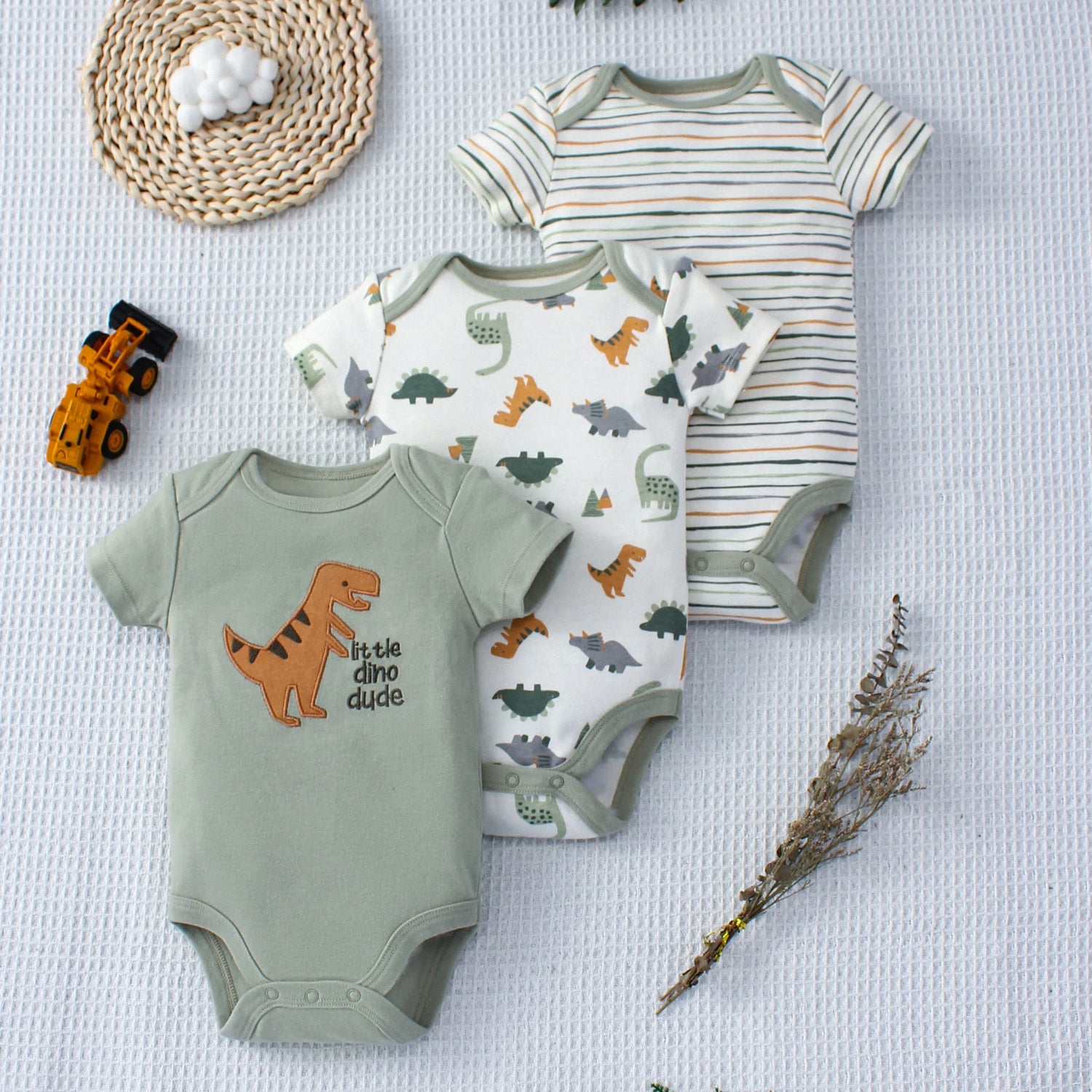 Stalnord™ Dino Baby Set – 3 delar